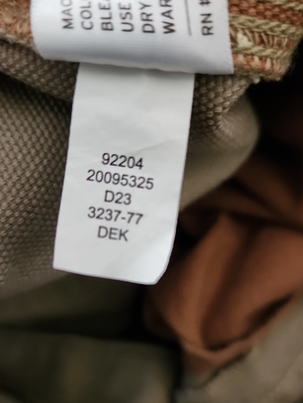 Duluth Trading Co. Fire Hose Relaxed Fit Cargo Work Pants Size 40x30 Tan Khaki